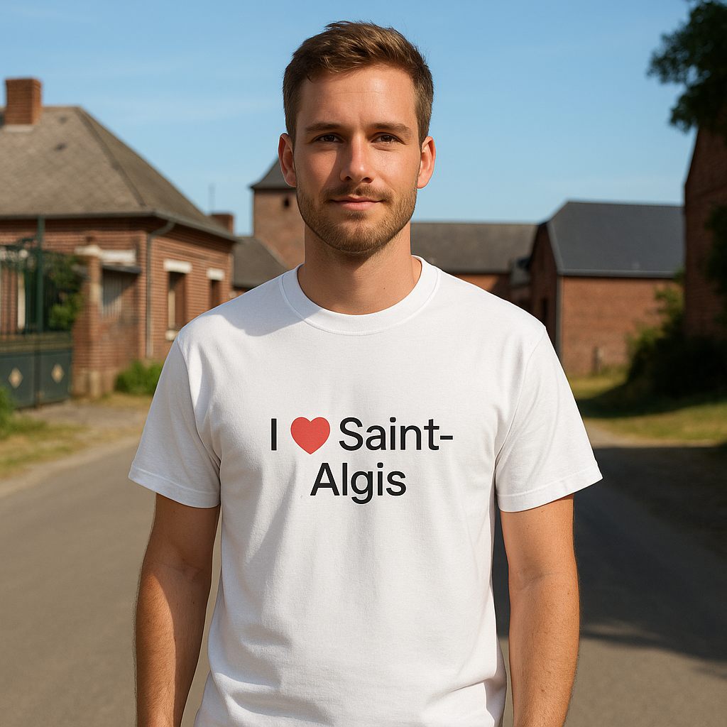 T-shirt I love saint-algis