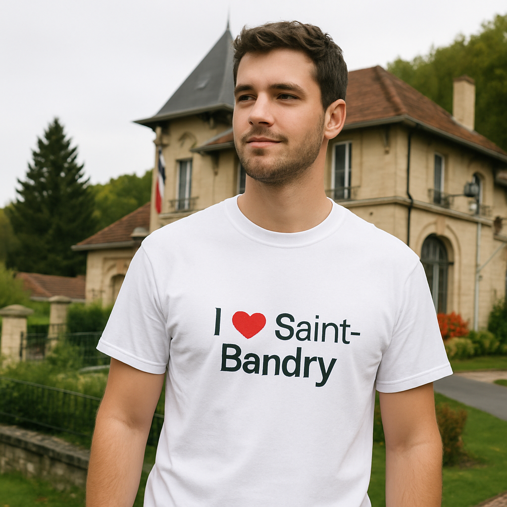 T-shirt I love saint-bandry