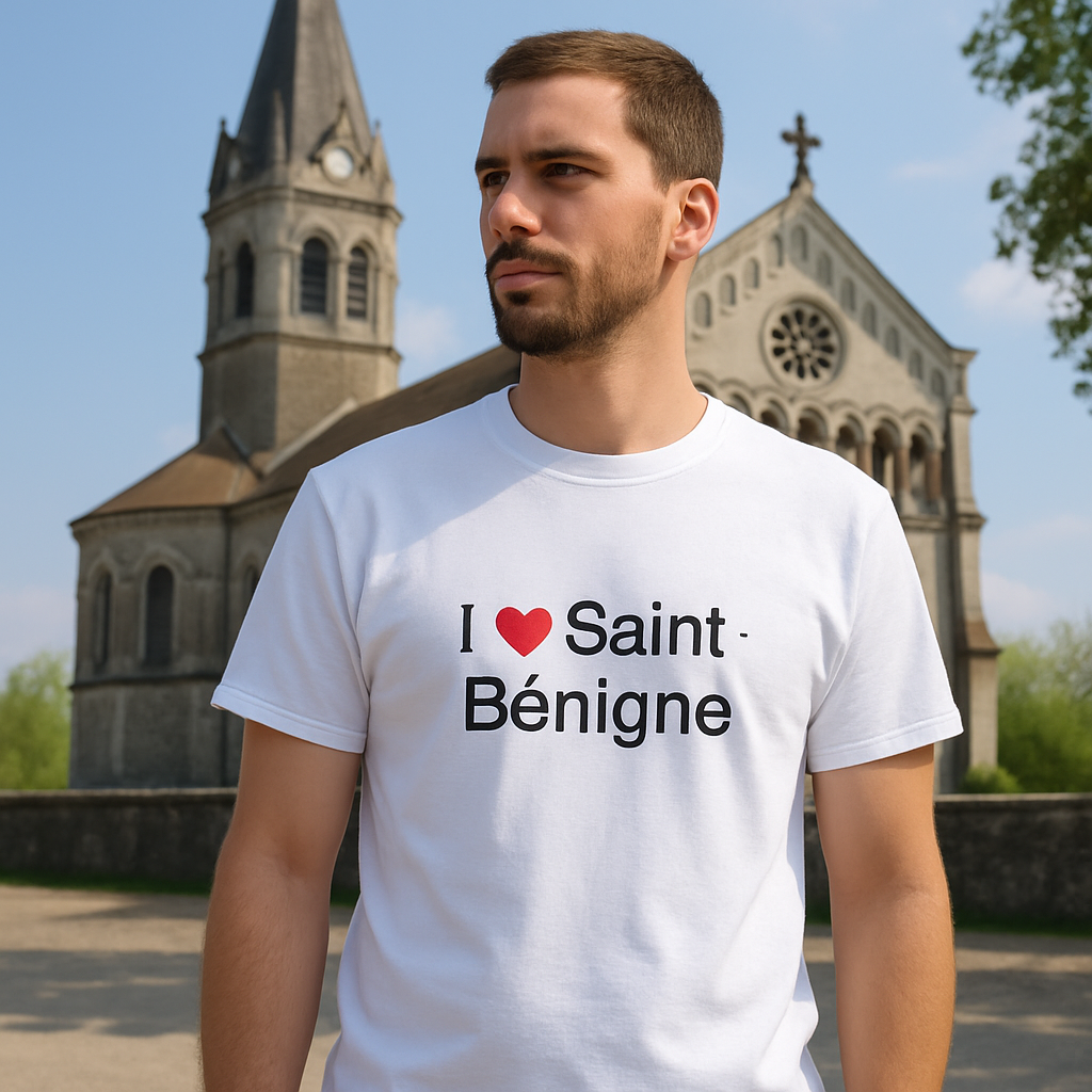 T-shirt I love saint-bénigne