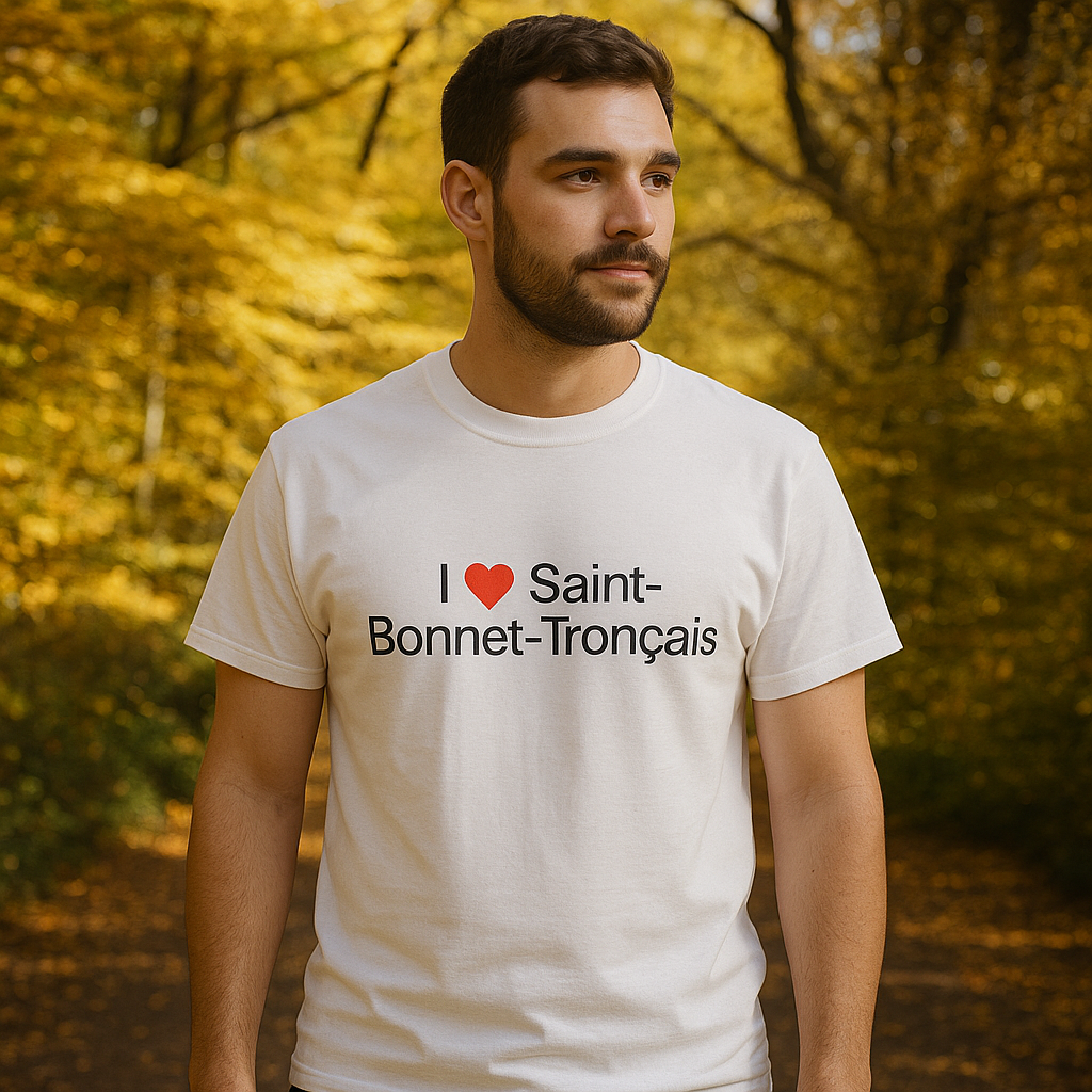 T-shirt I love saint-bonnet-tronçais
