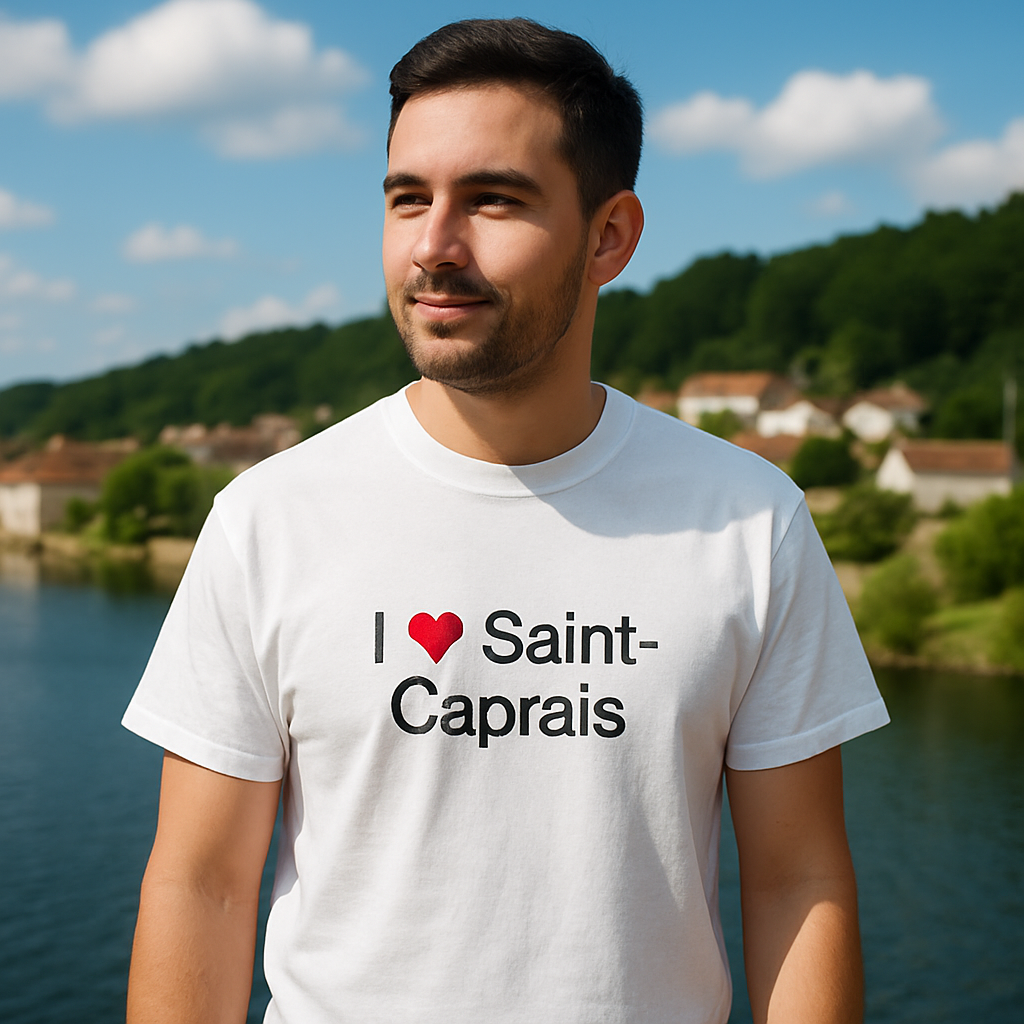 T-shirt I love saint-caprais