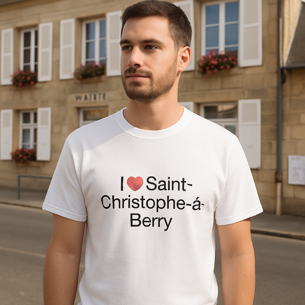 T-shirt I love saint-christophe-à-berry