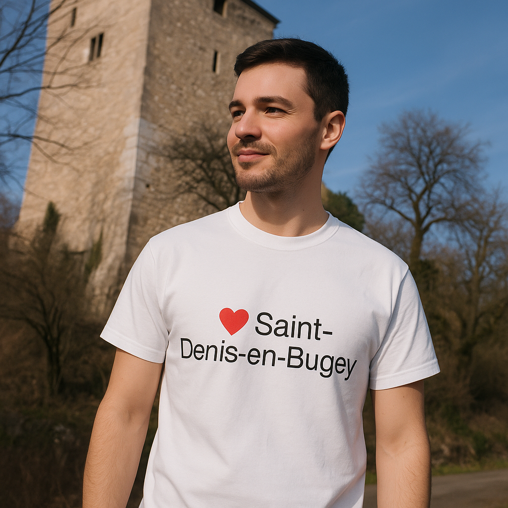 T-shirt I love saint-denis-en-bugey