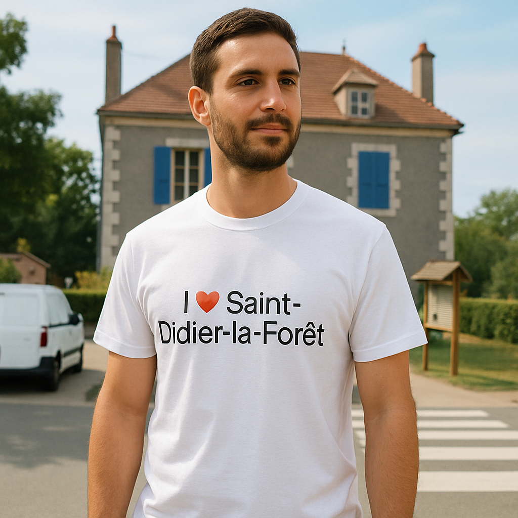 T-shirt I love saint-didier-la-forêt