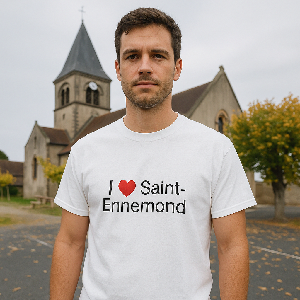 T-shirt I love saint-ennemond