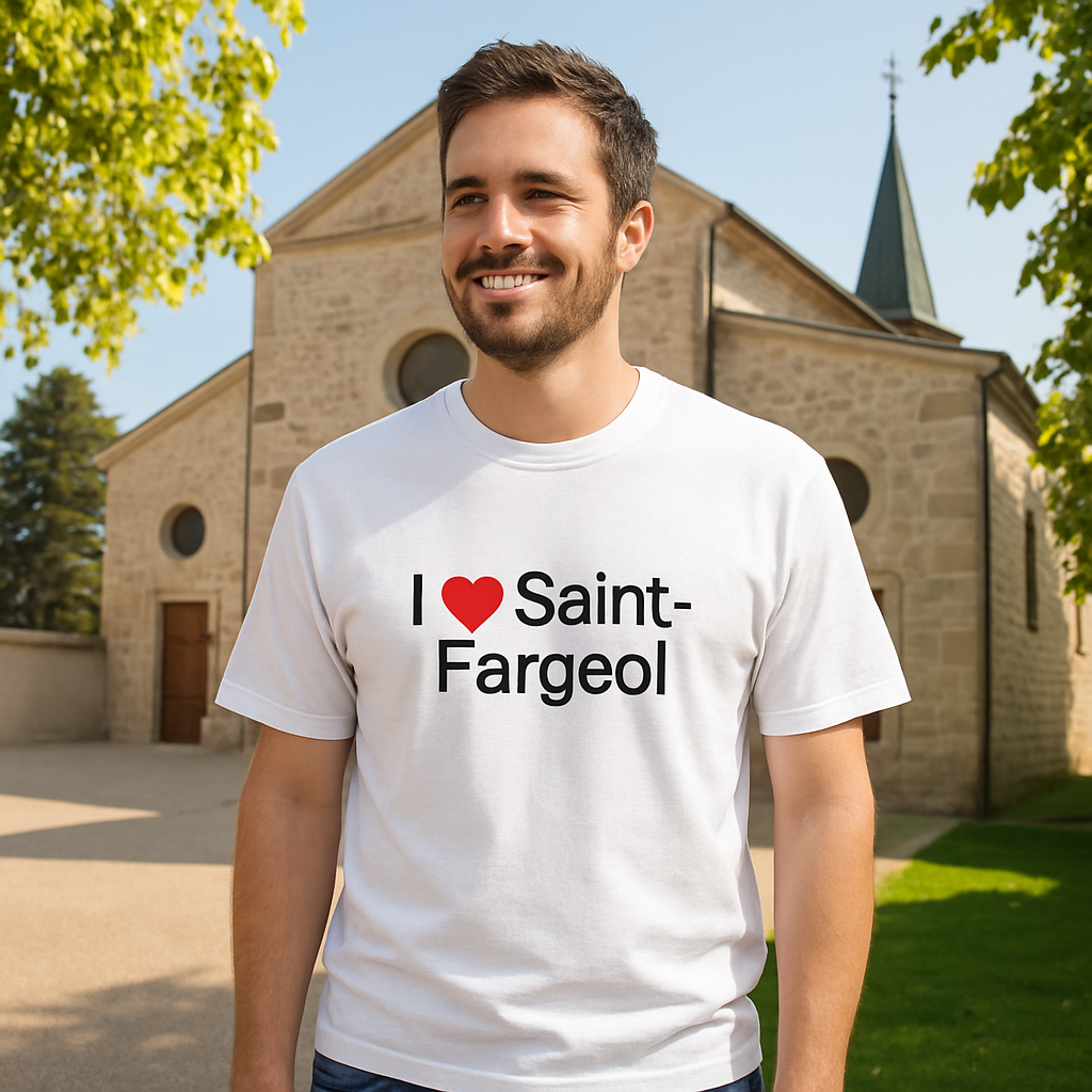 T-shirt I love saint-fargeol
