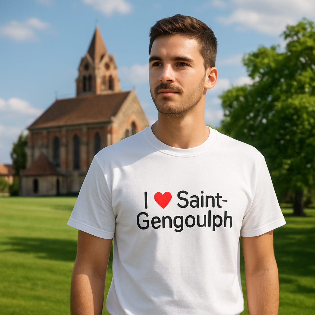 T-shirt I love saint-gengoulph