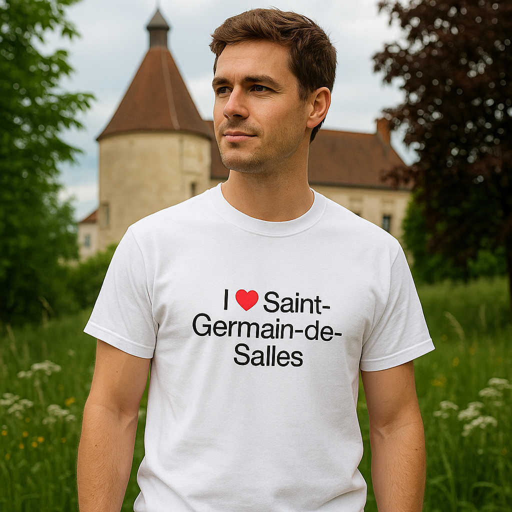 T-shirt I love saint-germain-de-salles