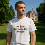 T-shirt I love Saint-Germain-des-Fossés