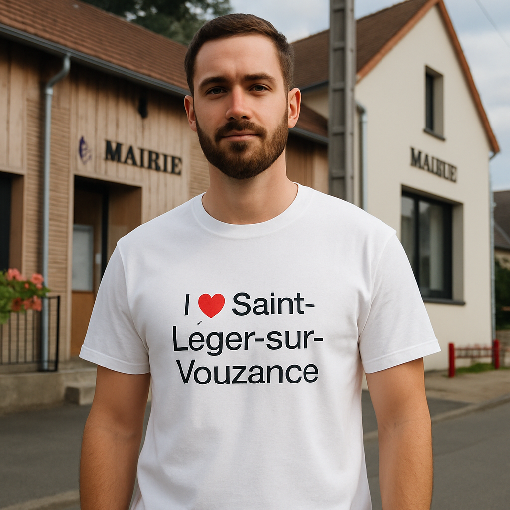 T-shirt I love saint-léger-sur-vouzance