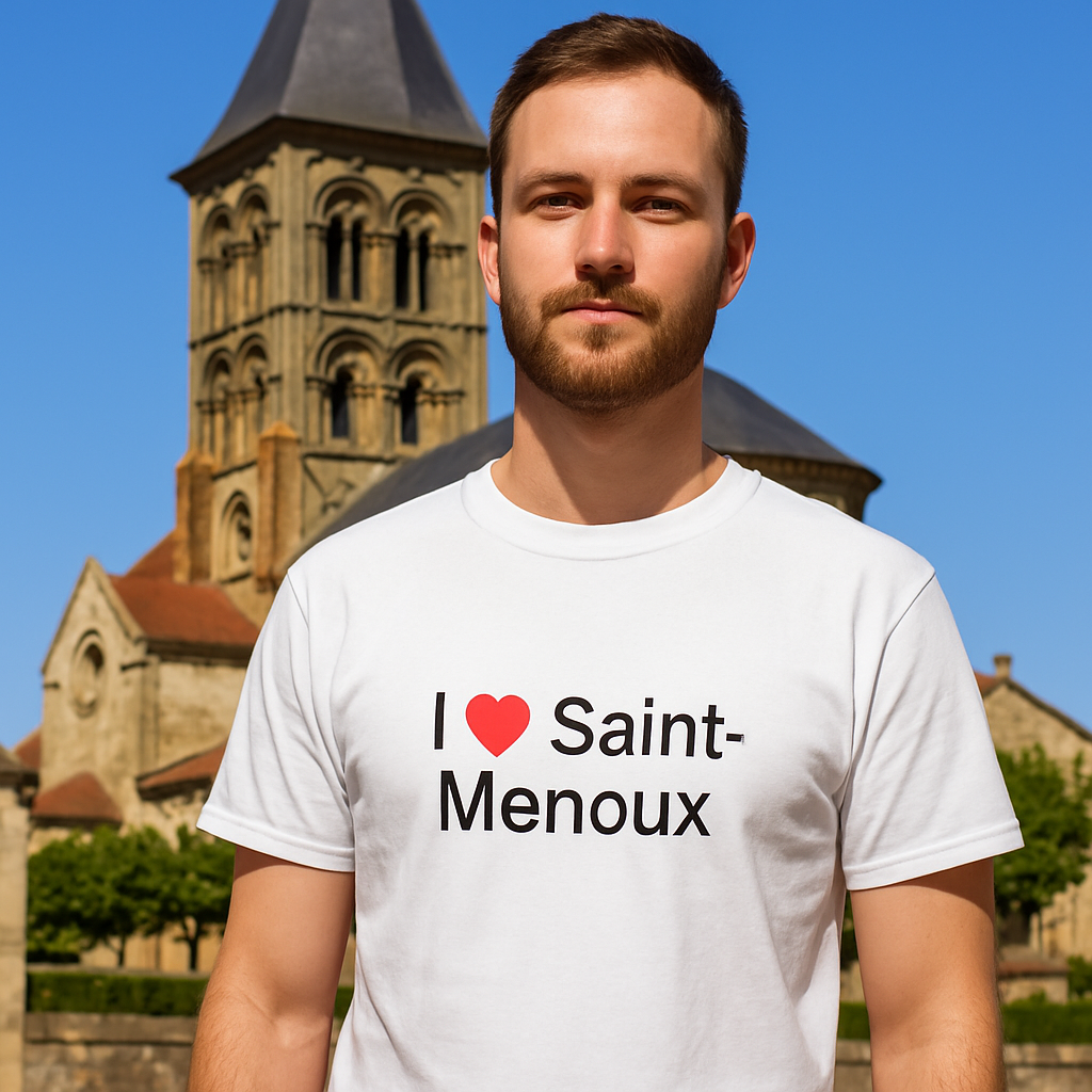T-shirt I love saint-menoux