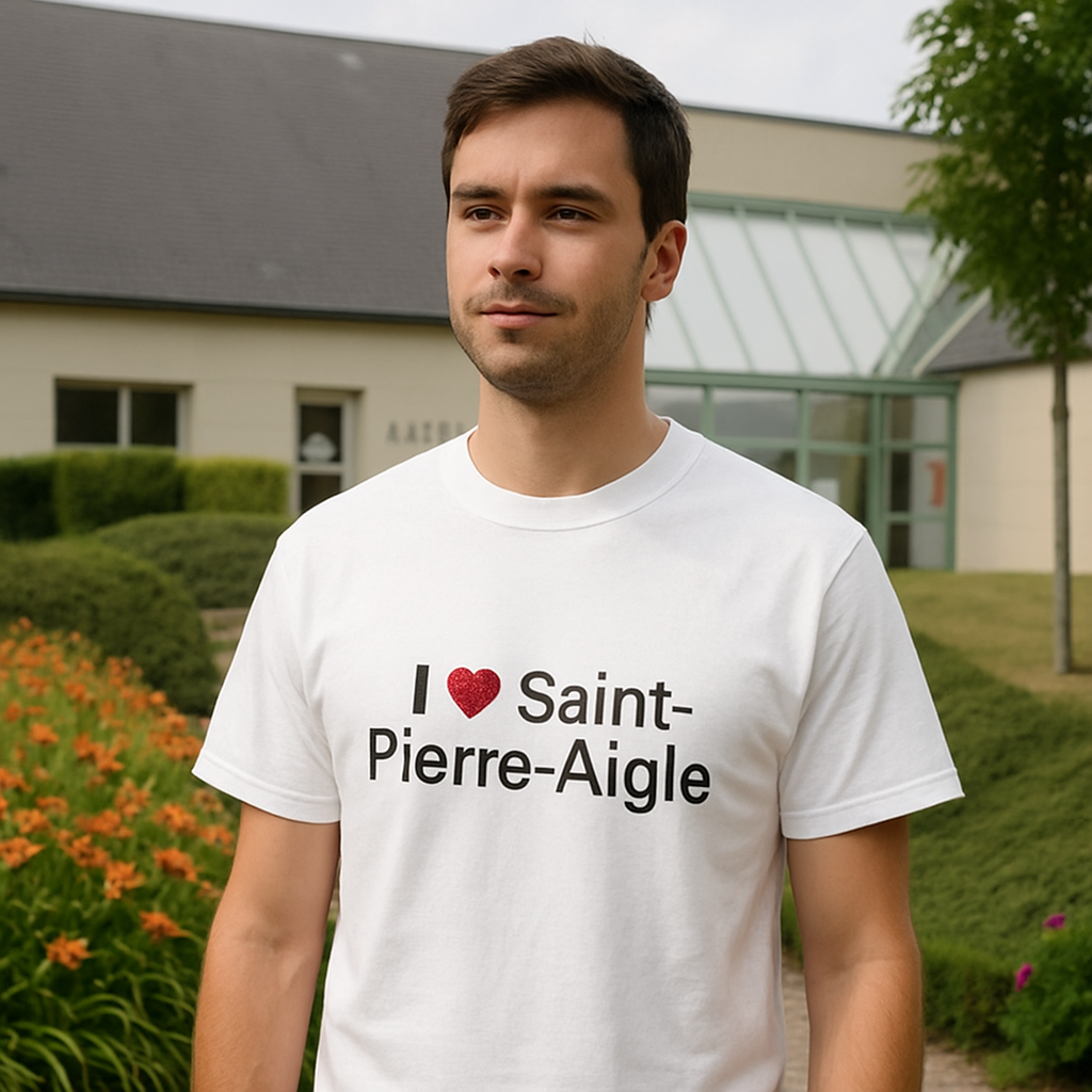 T-shirt I love saint-pierre-aigle