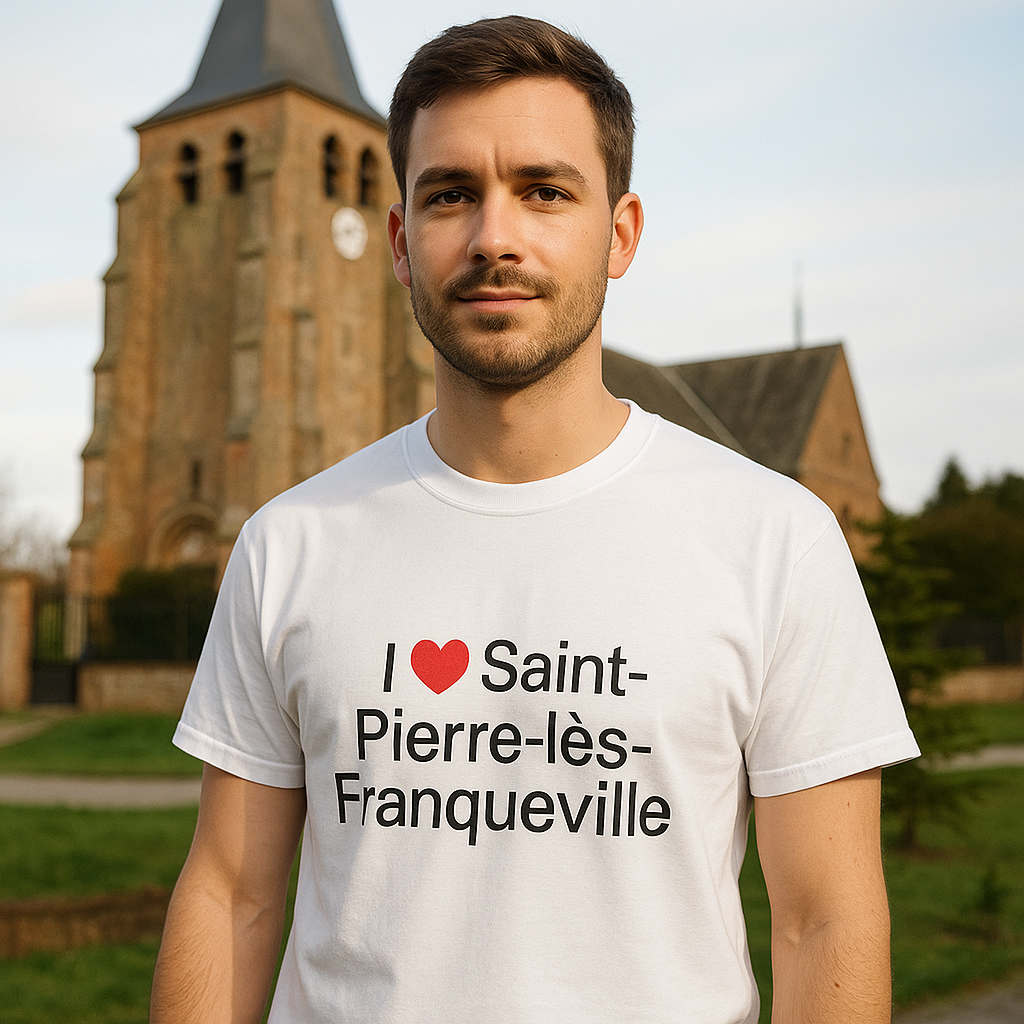 T-shirt I love saint-pierre-lès-franqueville