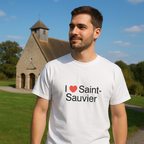 T-shirt I love Saint-Sauvier