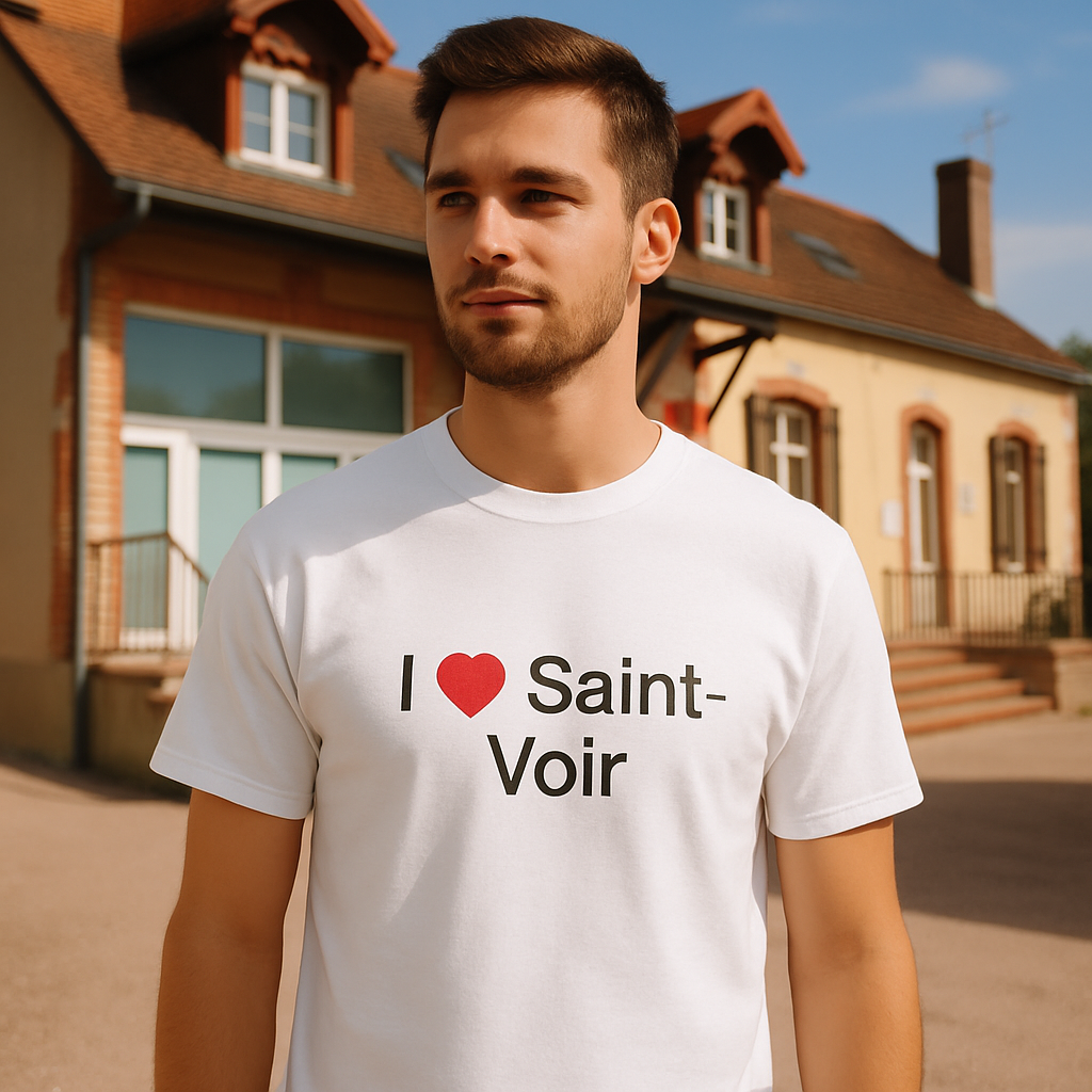 T-shirt I love saint-voir