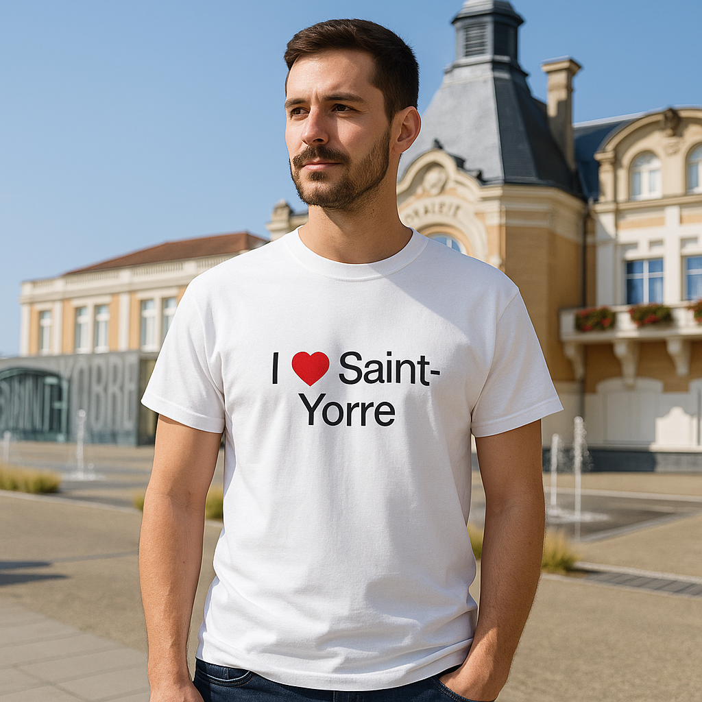 T-shirt I love saint-yorre