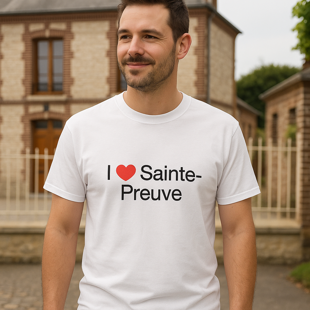 T-shirt I love sainte-preuve
