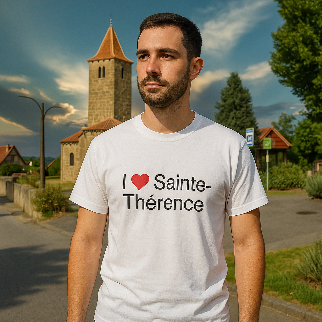 T-shirt I love sainte-thérence