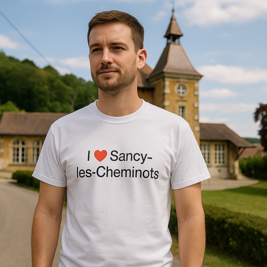 T-shirt I love sancy-les-cheminots