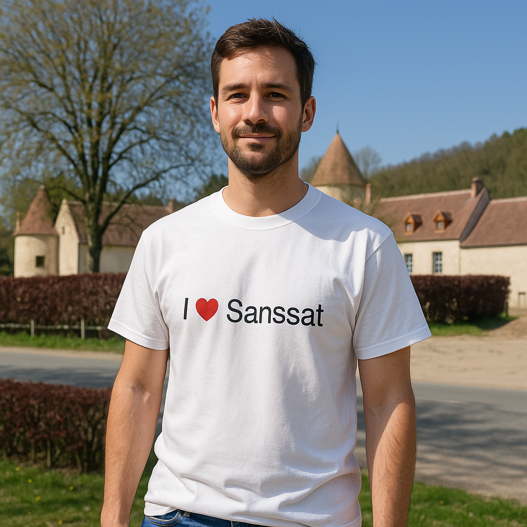 T-shirt I love sanssat