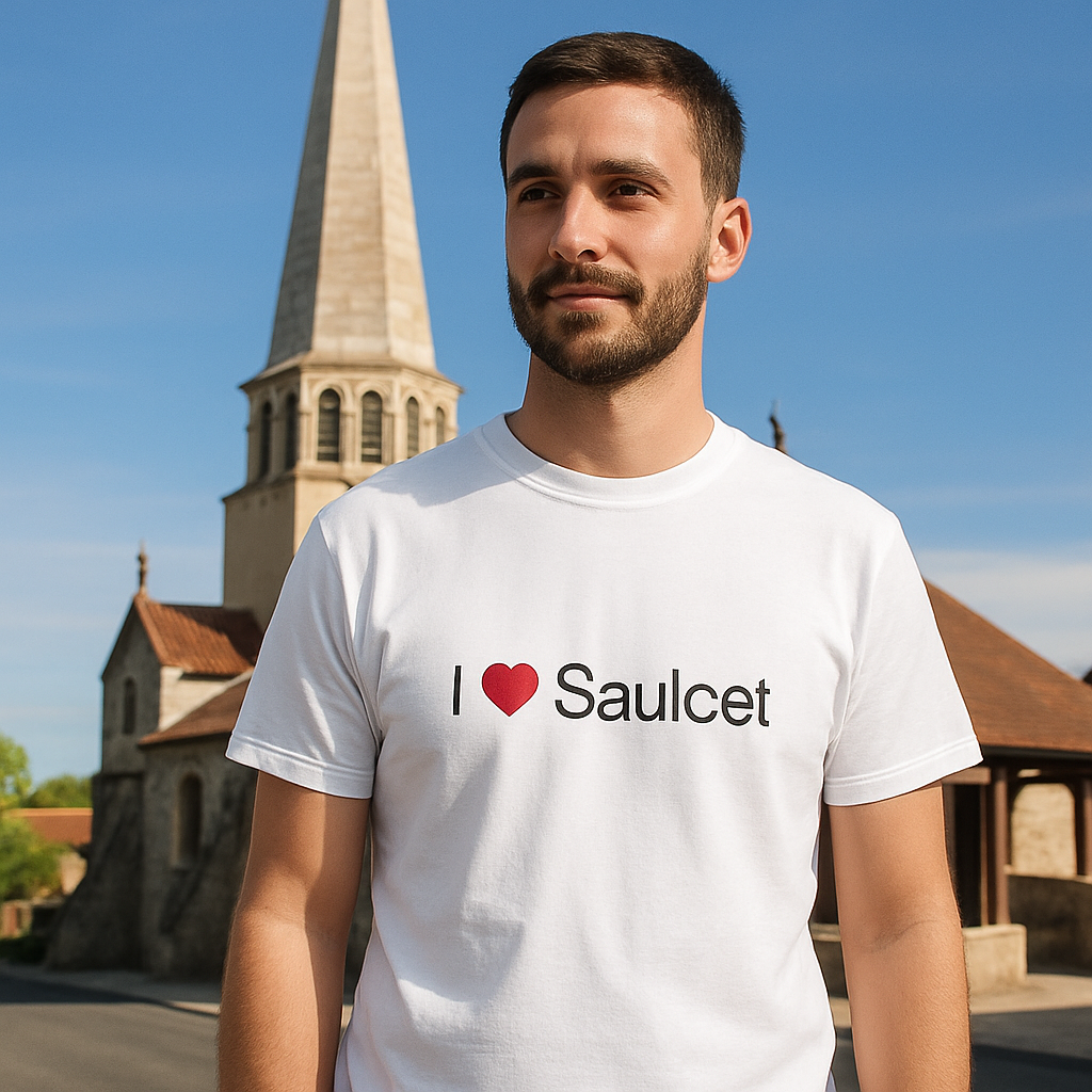 T-shirt I love saulcet