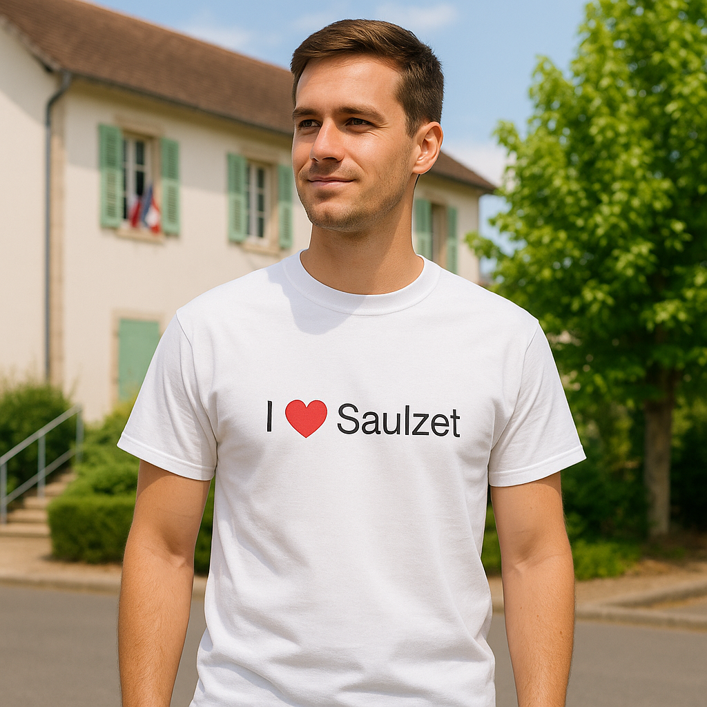 T-shirt I love saulzet