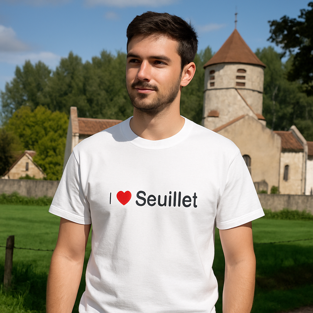 T-shirt I love seuillet