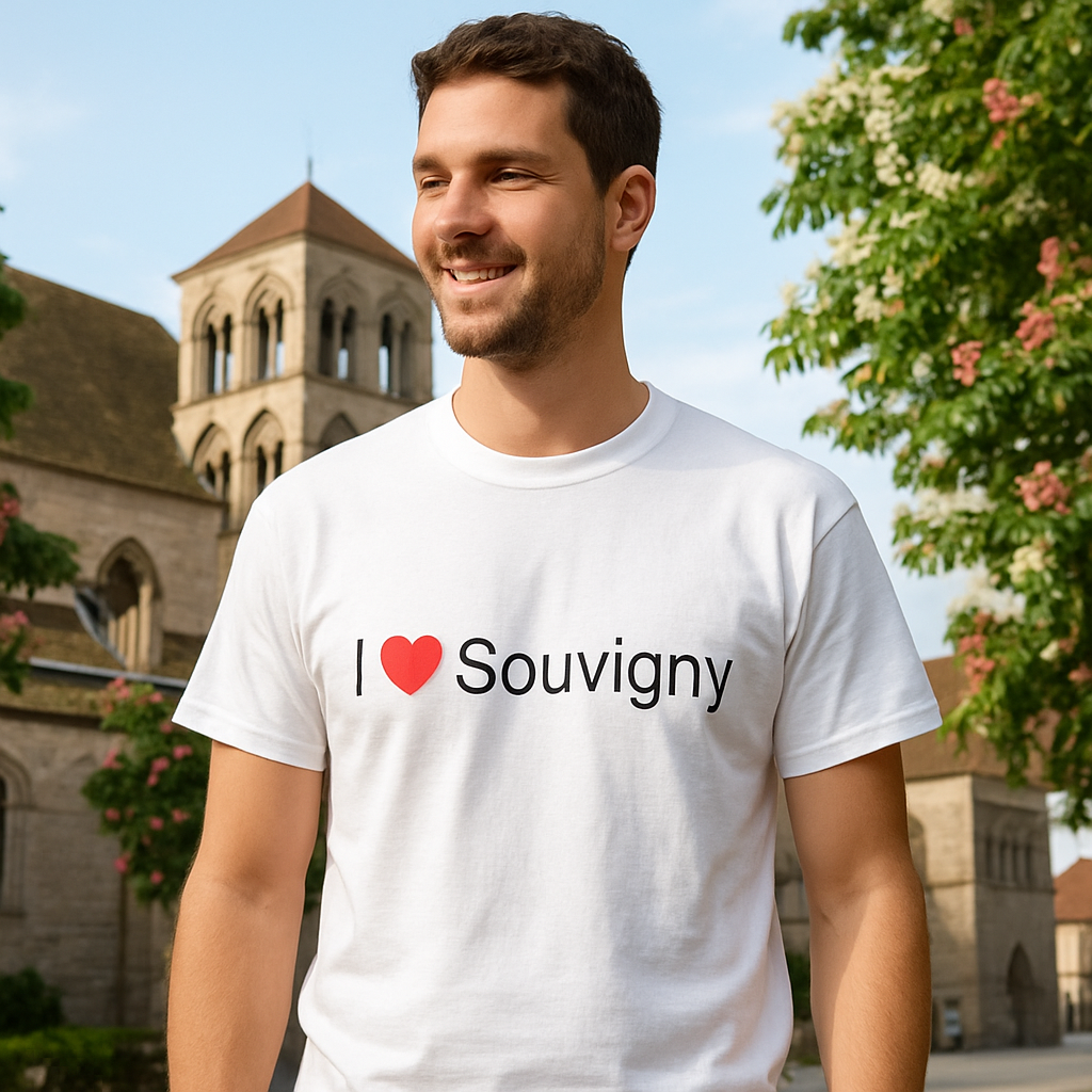 T-shirt I love souvigny