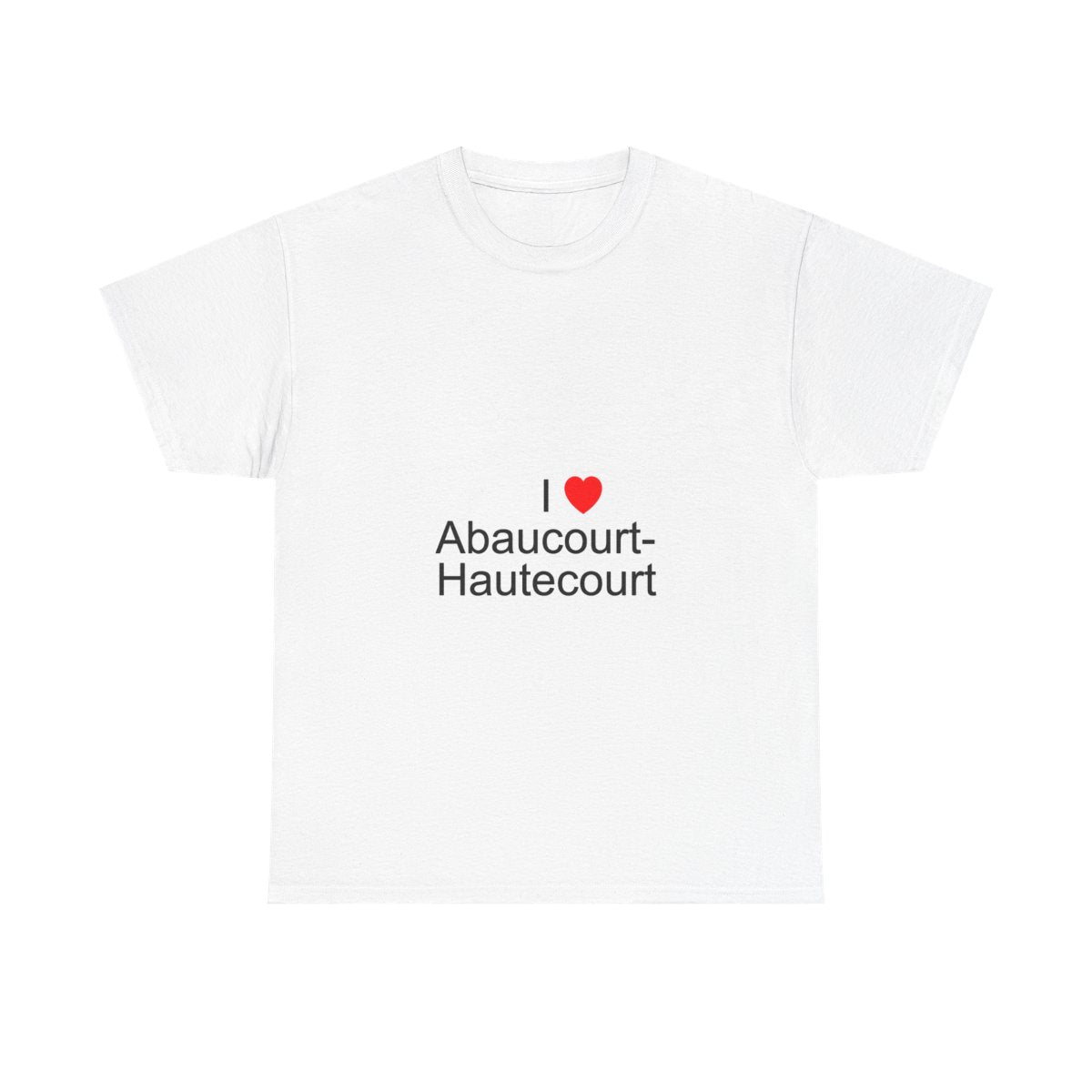 T-shirt I love abaucourt-hautecourt
