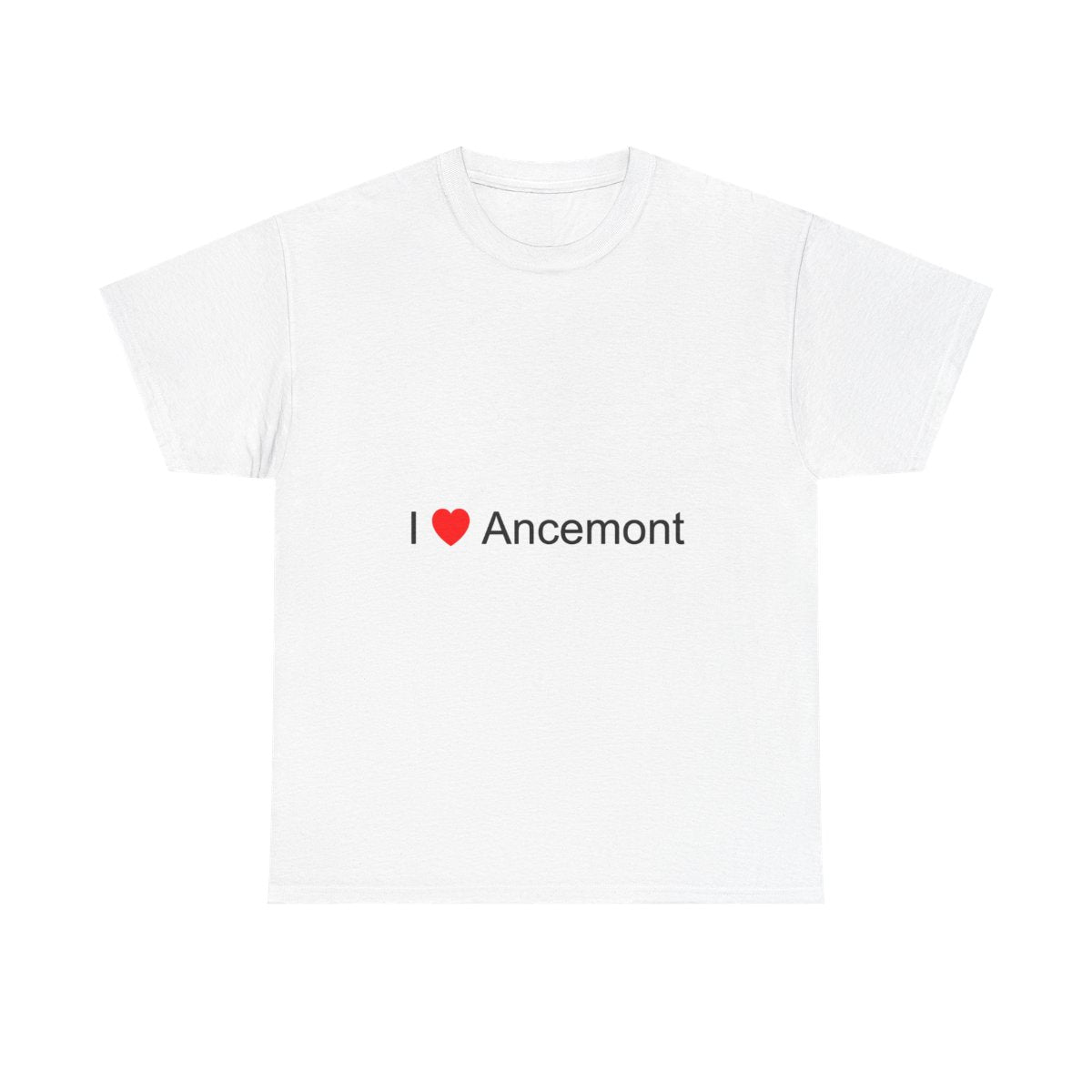 T-shirt I love ancemont