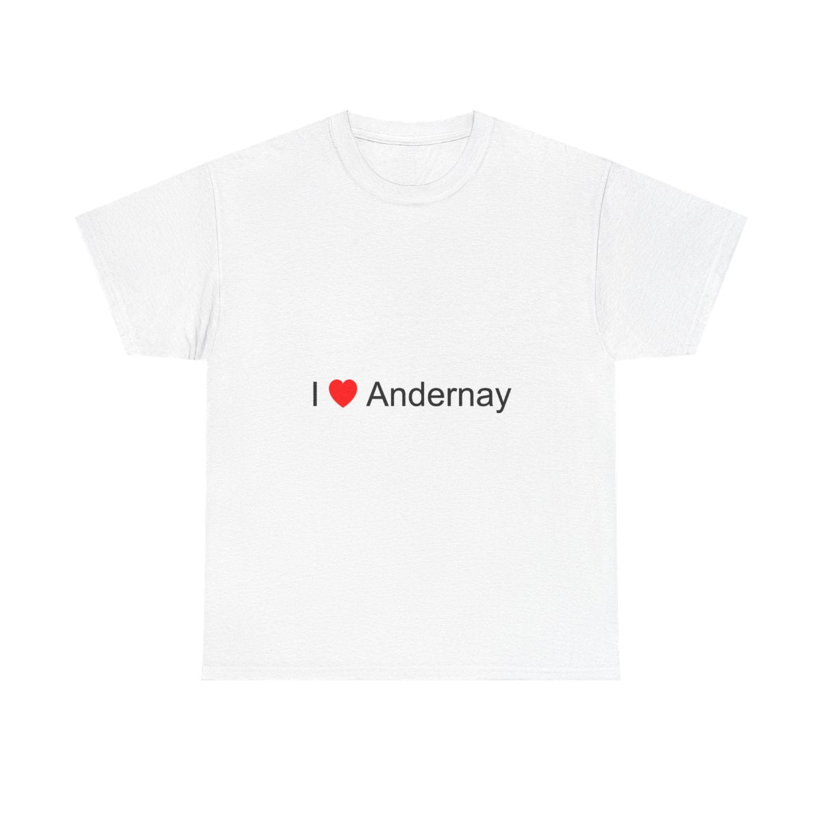 T-shirt I love andernay