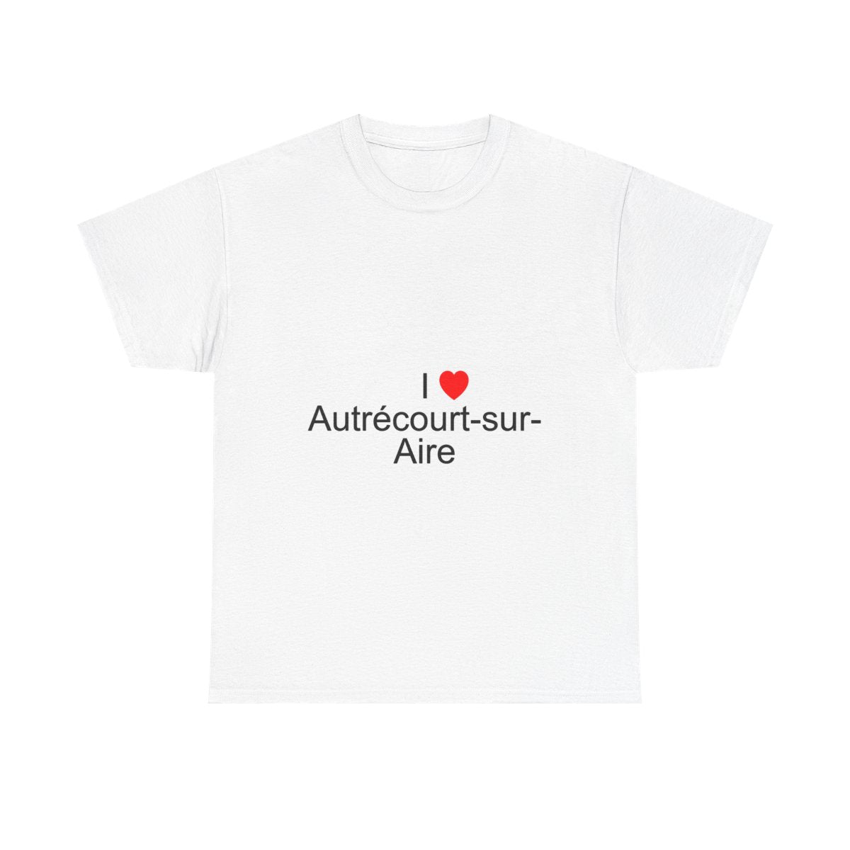 T-shirt I love autrécourt-sur-aire