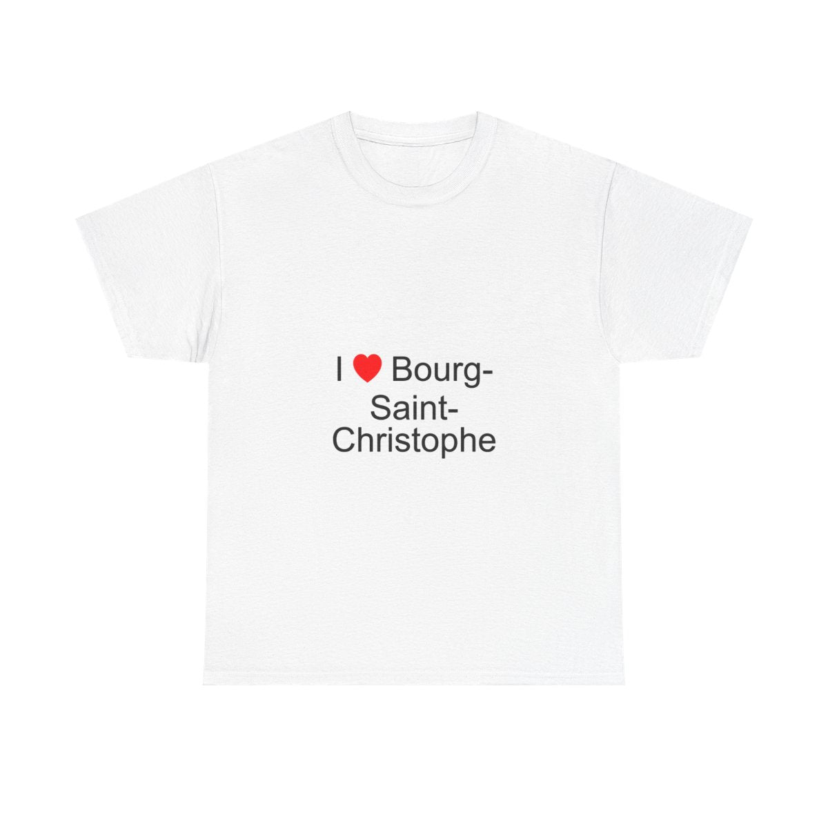 T-shirt I love bourg-saint-christophe