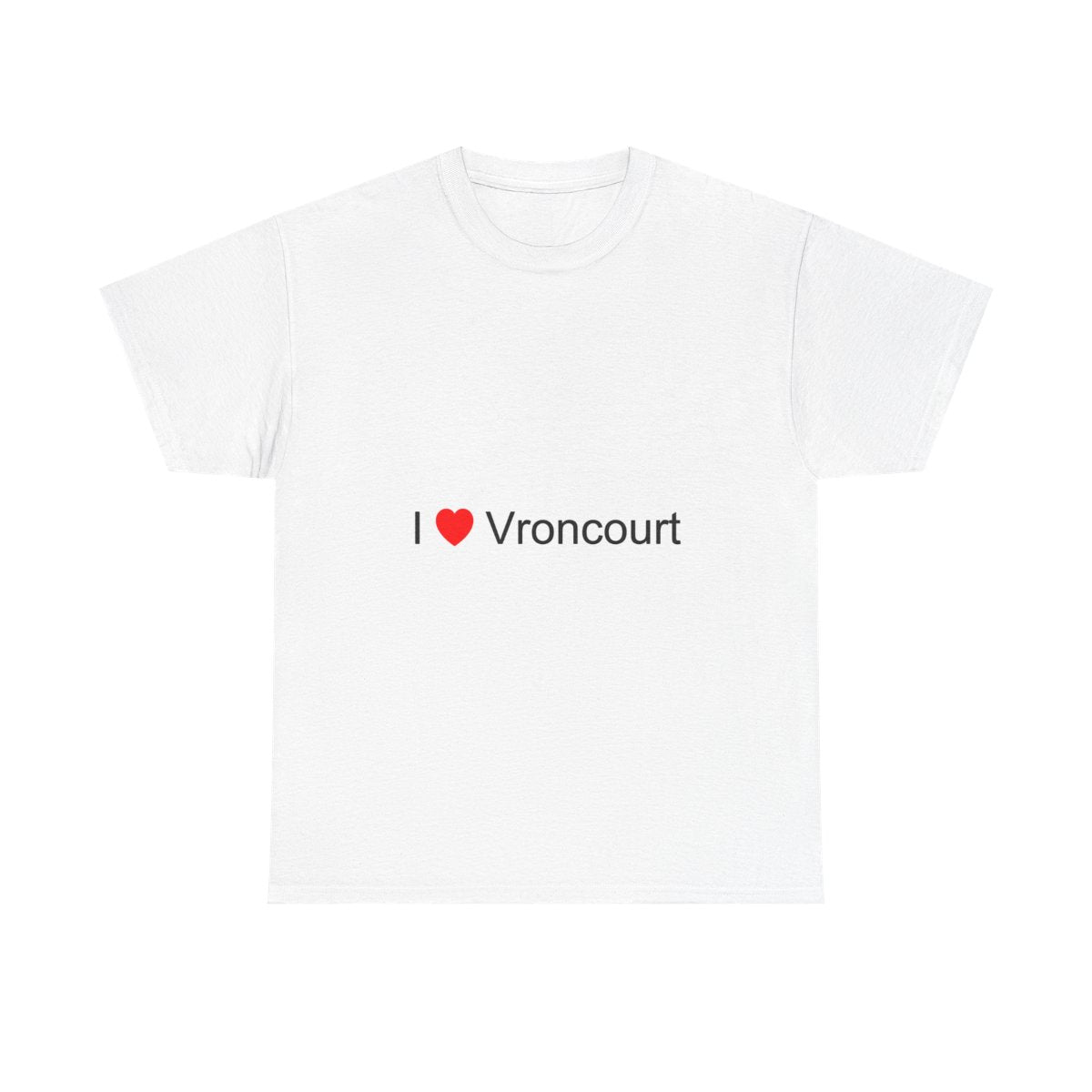 T-shirt I love vroncourt
