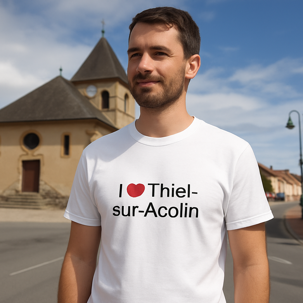 T-shirt I love thiel-sur-acolin
