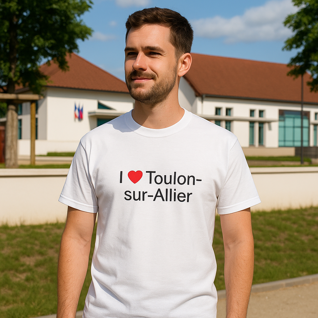 T-shirt I love toulon-sur-allier