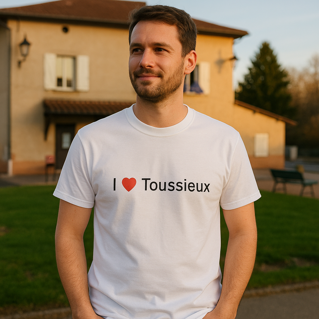 T-shirt I love toussieux