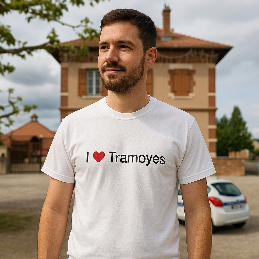 T-shirt I love tramoyes