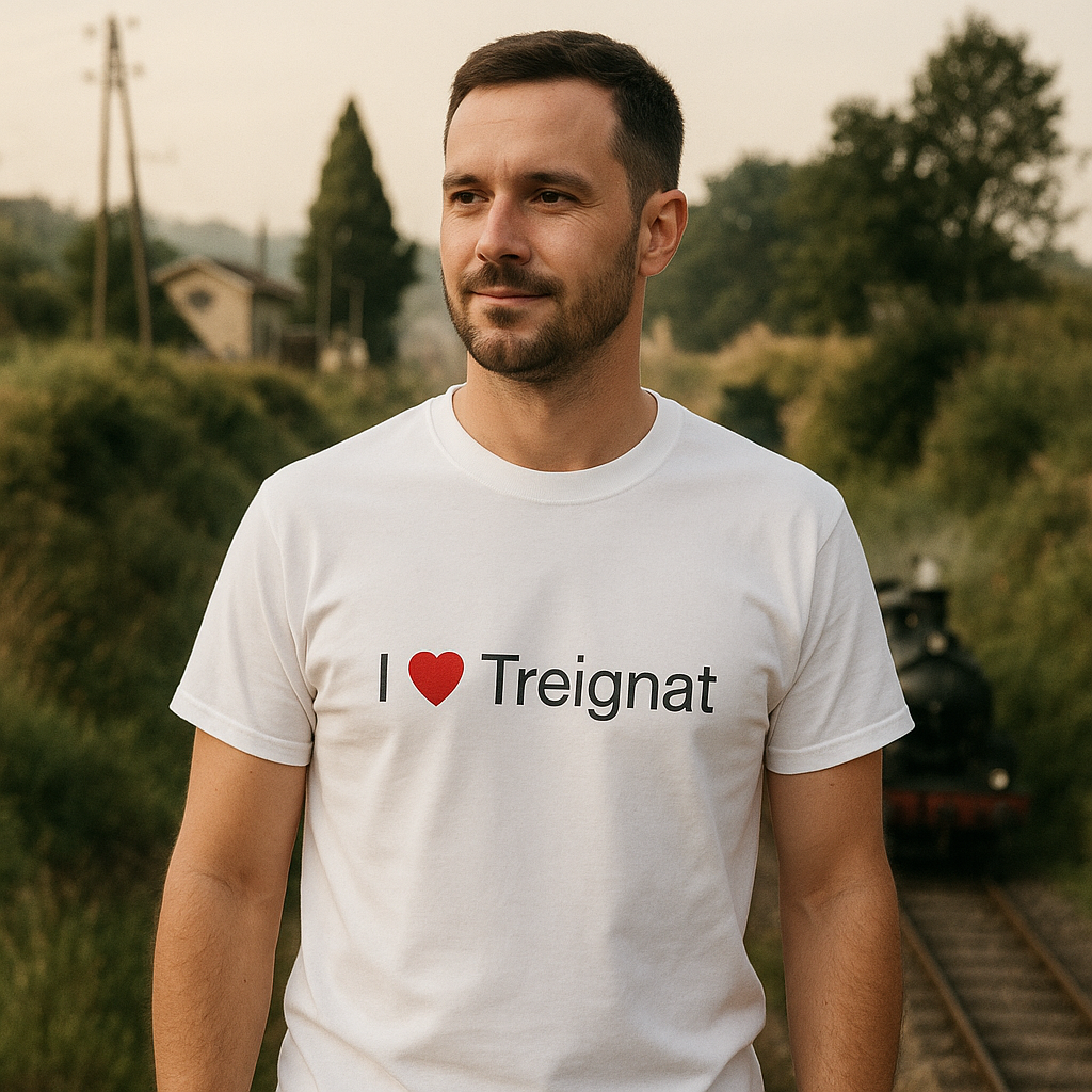 T-shirt I love treignat