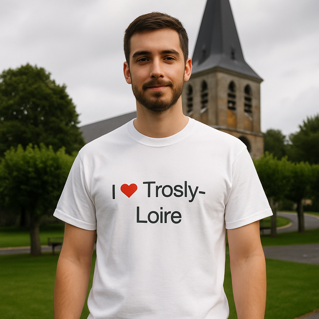 T-shirt I love trosly-loire