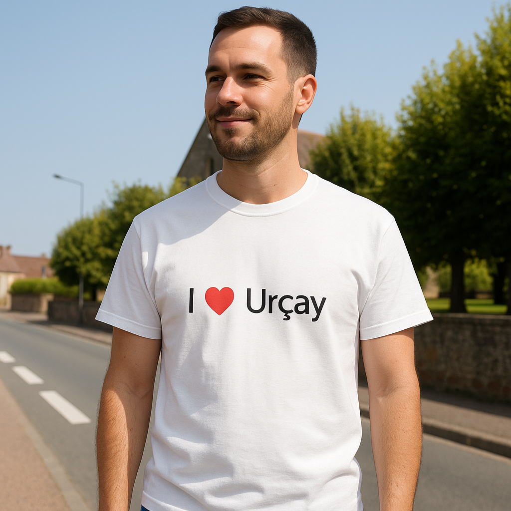T-shirt I love urçay