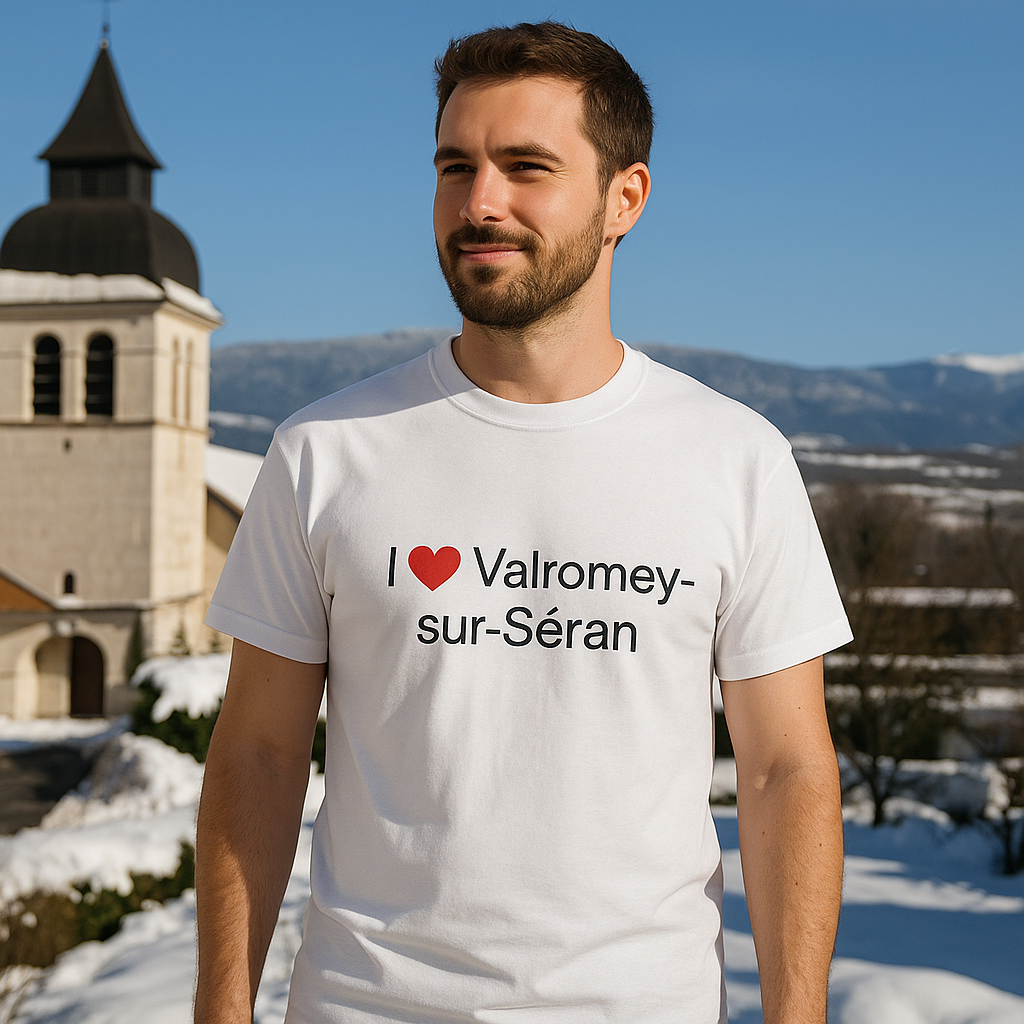 T-shirt I love valromey-sur-séran