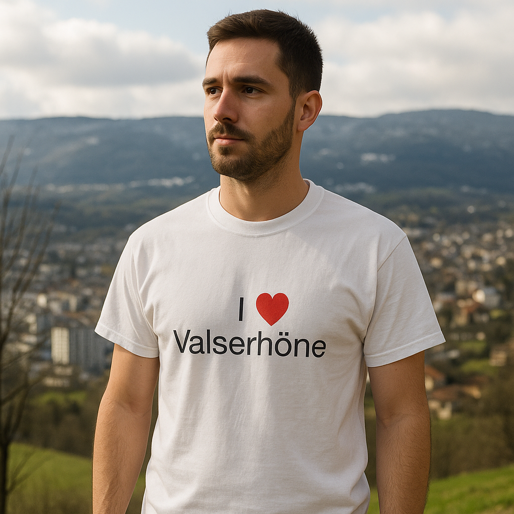 T-shirt I love valserhône