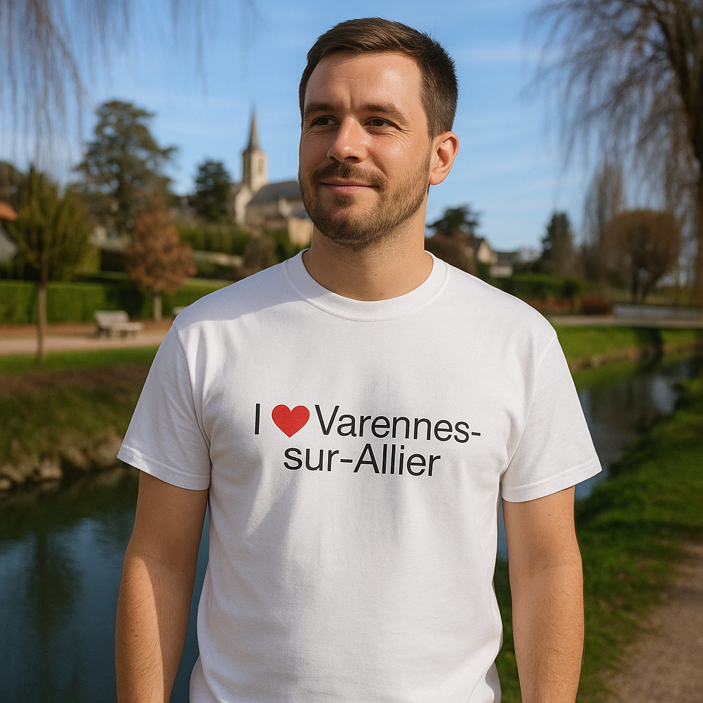 T-shirt I love varennes-sur-allier