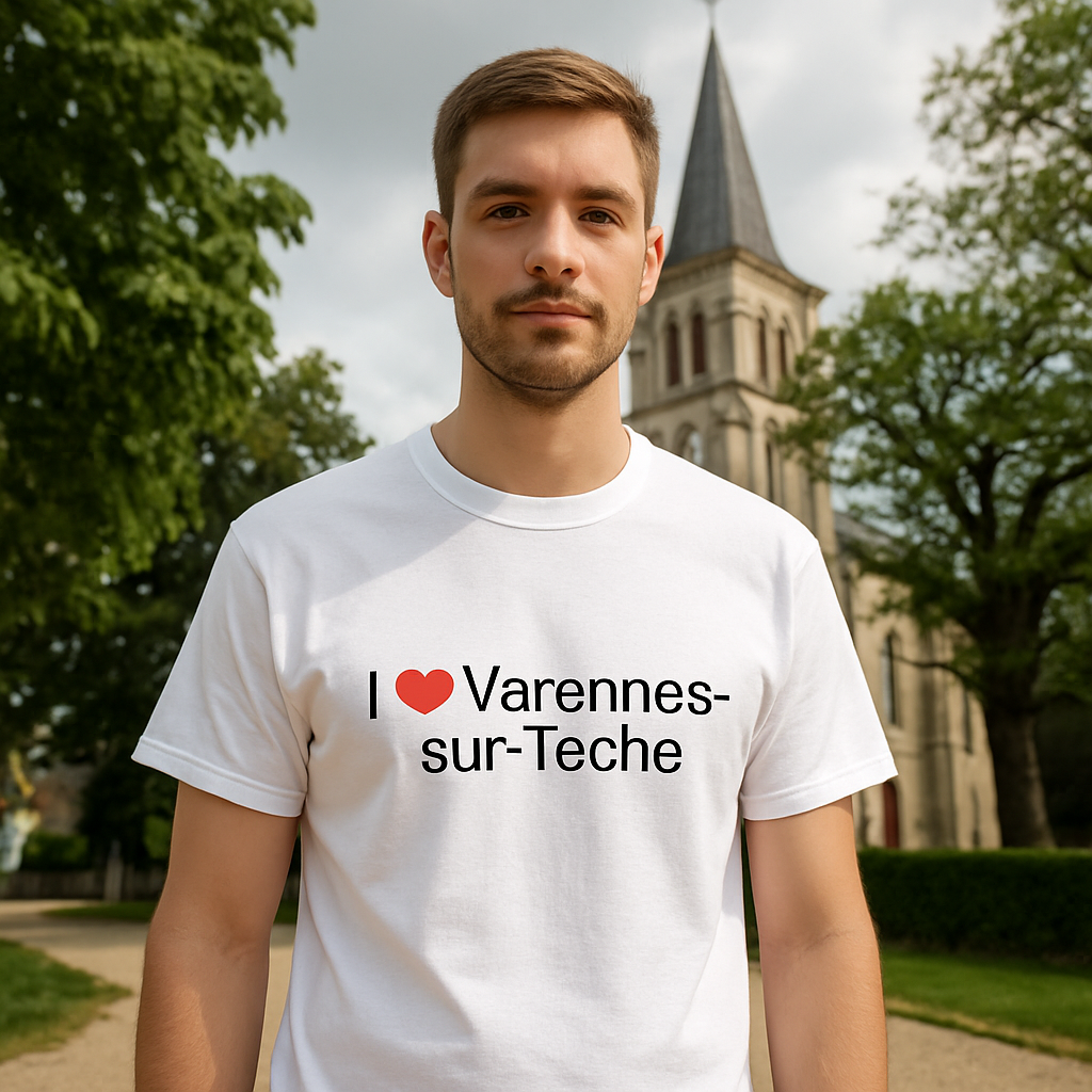 T-shirt I love varennes-sur-tèche