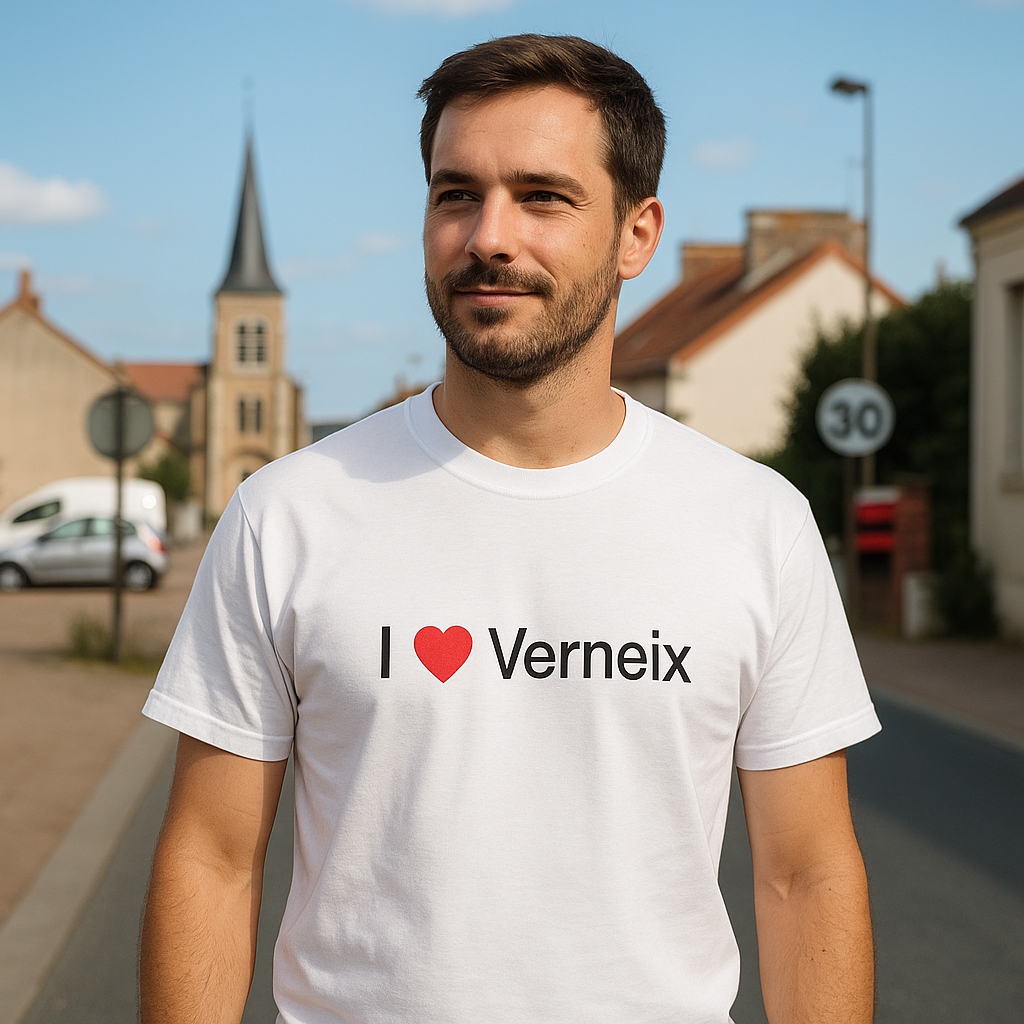 T-shirt I love verneix