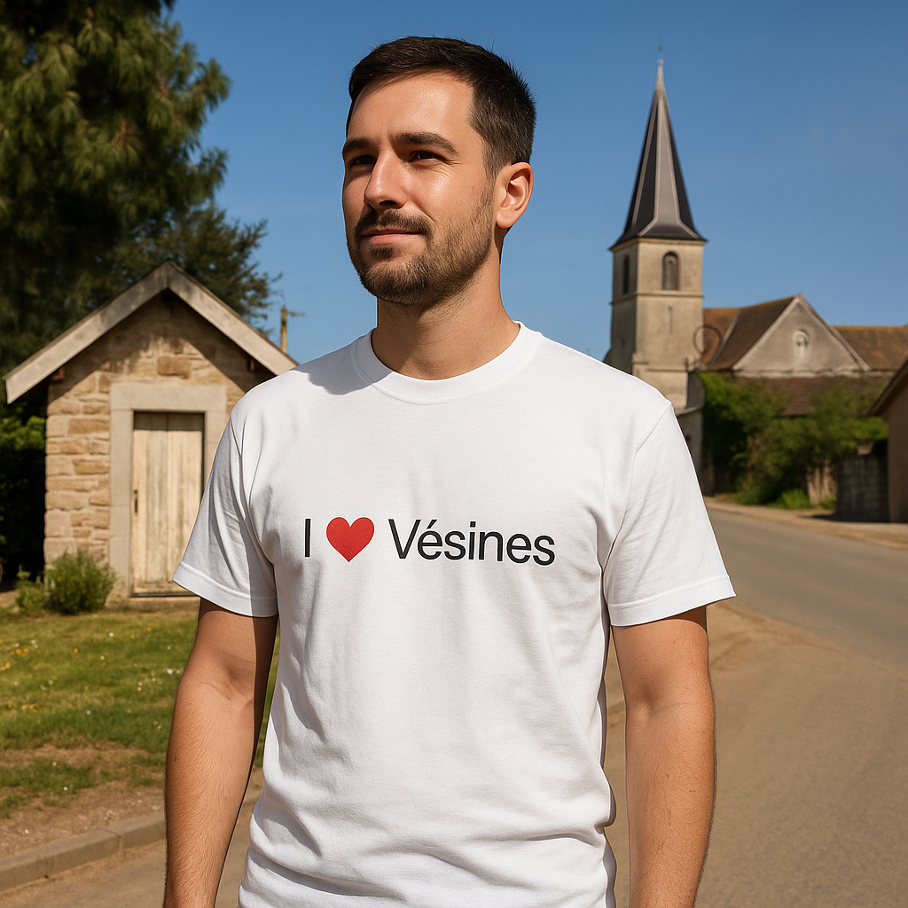 T-shirt I love vésines