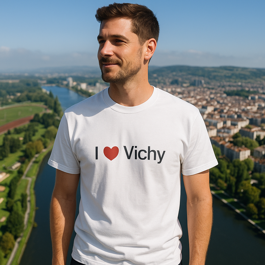 T-shirt I love vichy