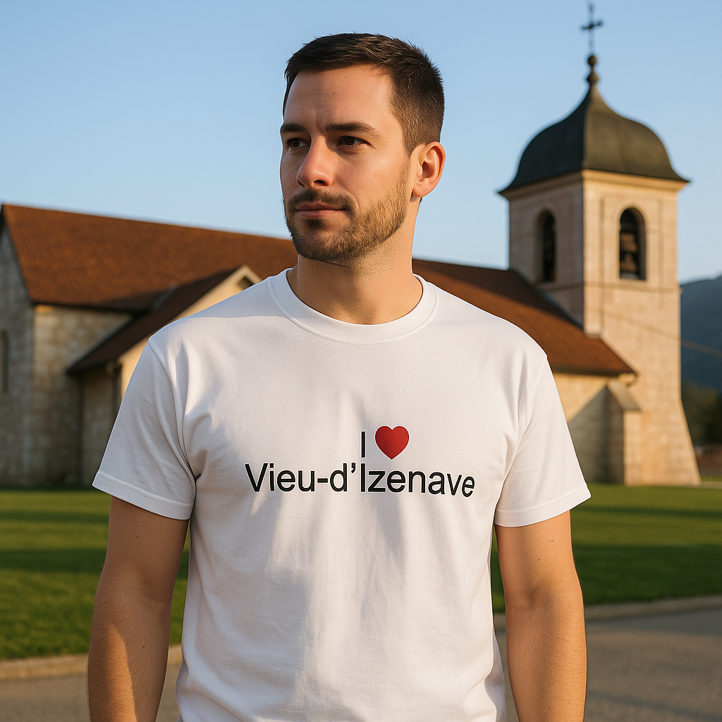T-shirt I love vieu-d'izenave