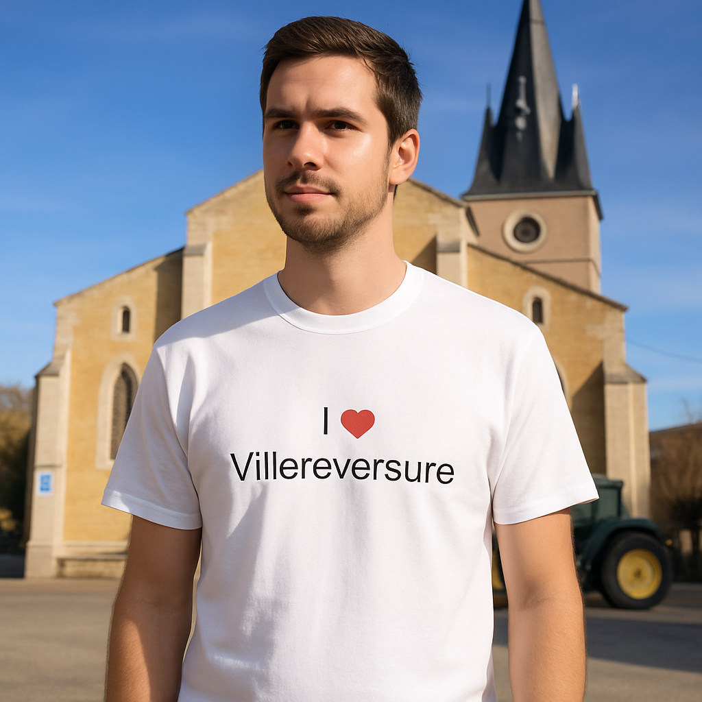 T-shirt I love villereversure